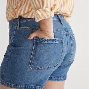 Madewell Women's Shorts Madewell Patch Pocket Denim Plus Size Shorts Sz 20